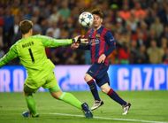 Neuer and Messi (L to R) - Source: Getty